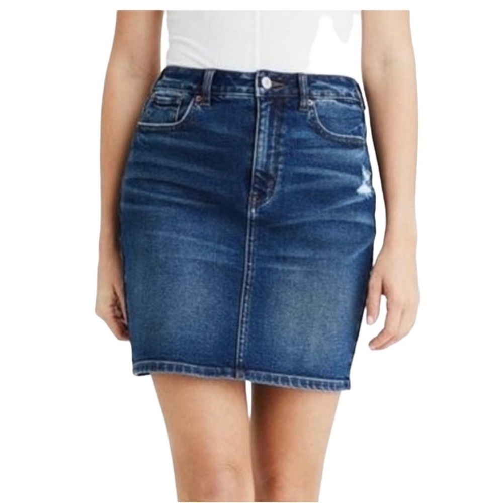 American Eagle Denim Mom Skirt